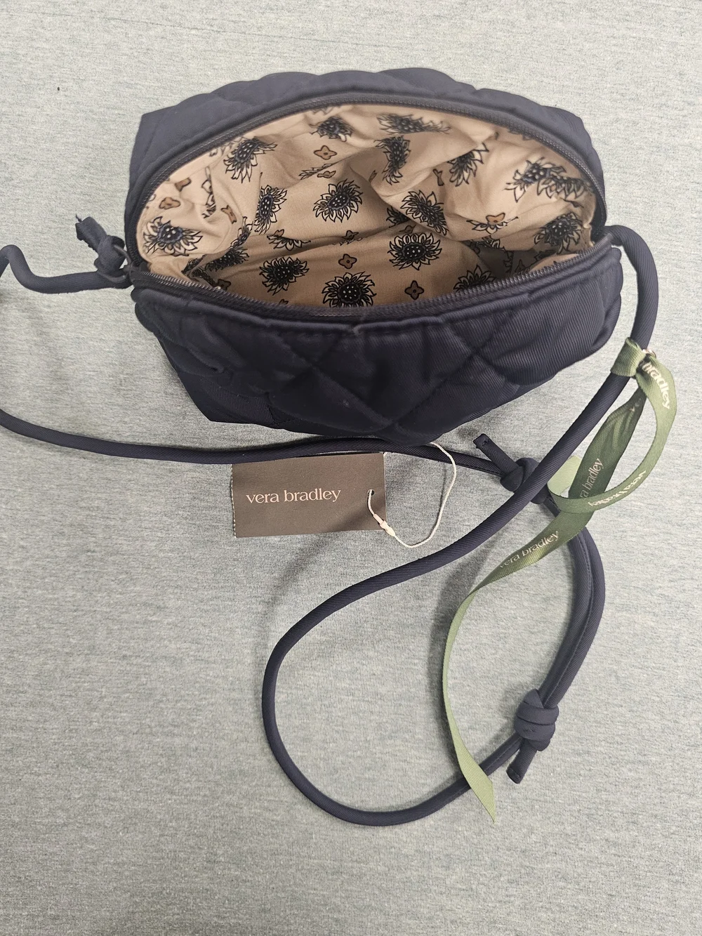 Vera Bradley Quilted Blue Crossbody Bag